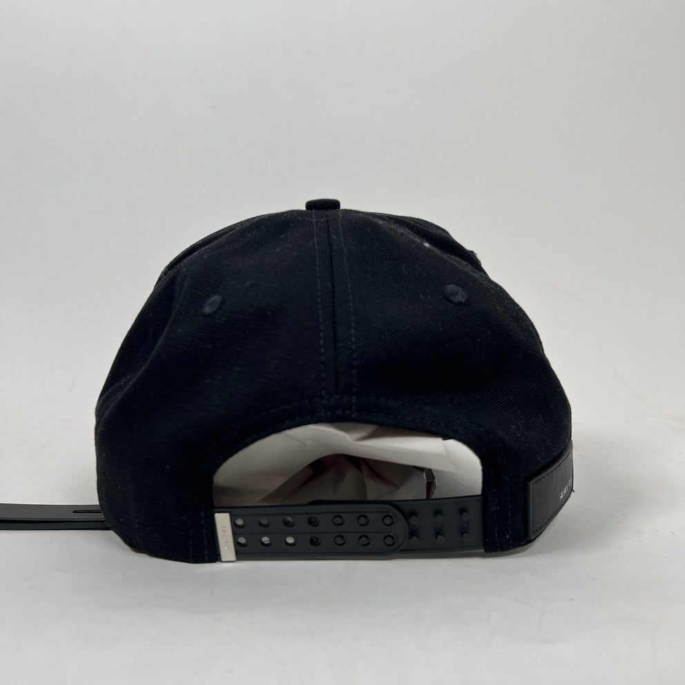 Amiri Black/Yellow Three Star Trucker Hat