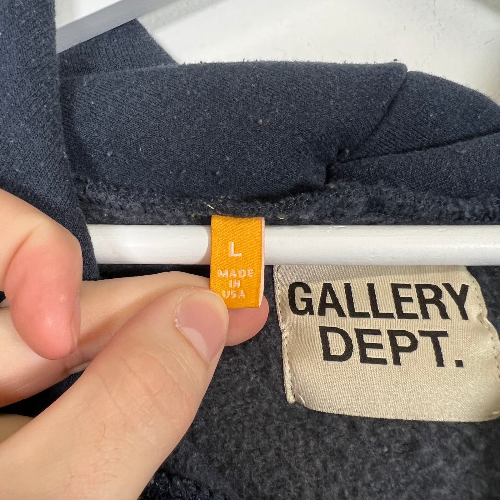 Gallery Dept Vintage Logo Hoodie Size L