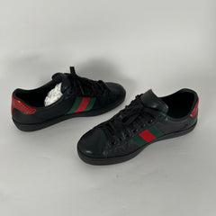 Gucci Black Aces Size 8.5