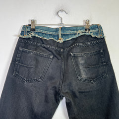 Dior Homme AW06 'These Grey Days' Cummerbund Jeans Size 28