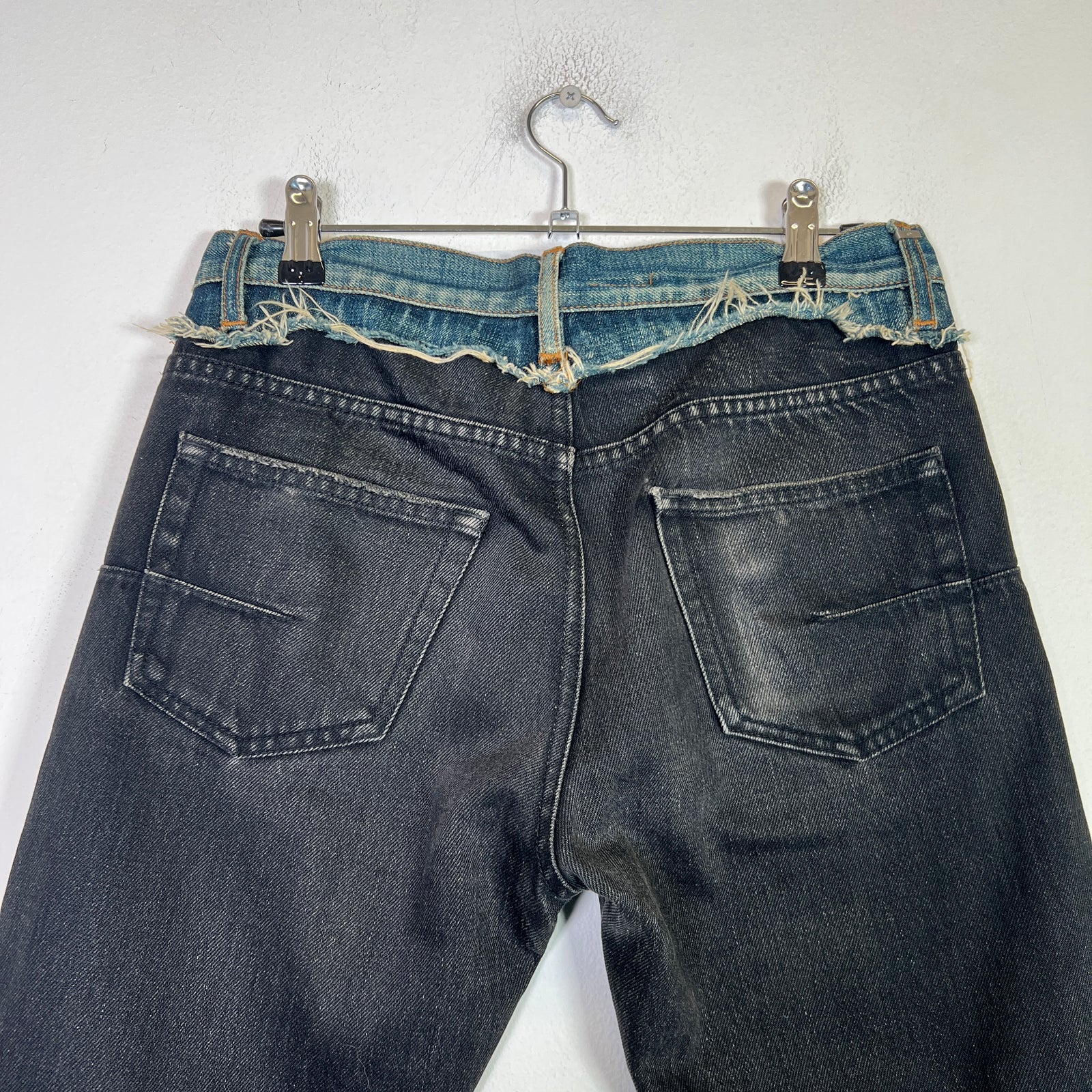 Dior Homme AW06 'These Grey Days' Cummerbund Jeans Size 28