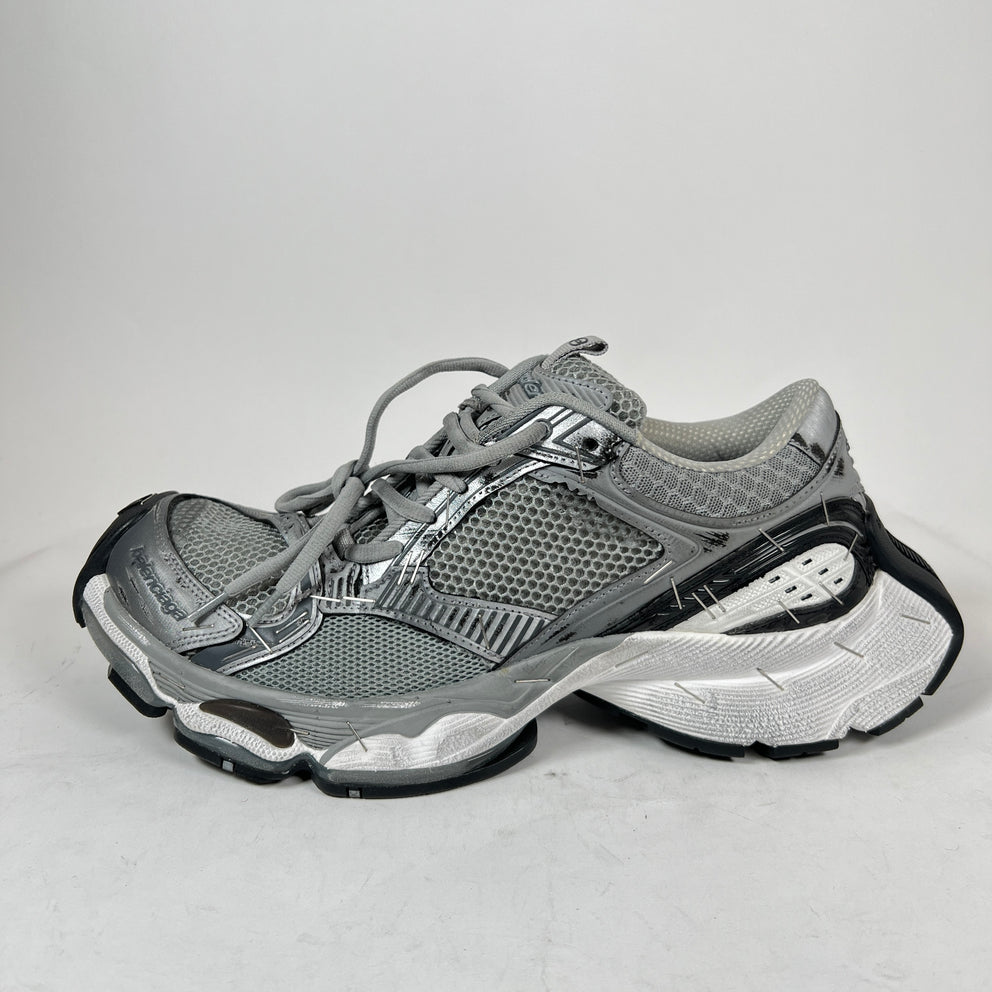Balenciaga Grey/Silver Stapler Runner Size 41