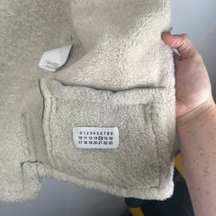 Maison Margiela FW11 Sherpa Leather Vest Size 48