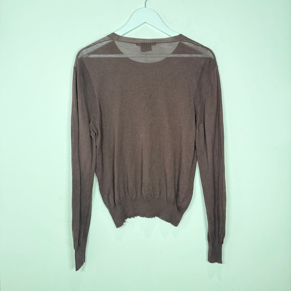 Gucci Maroon Knit Turtleneck Size M