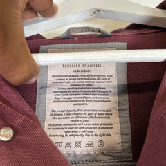 Brunello Cucinelli Garment-Dyed Denim Jacket