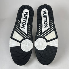Louis Vuitton Black Noir Denim Monogram Trainer Size LV 9