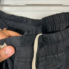 Rick Owens Black Nylon Creatch Cargos Size M