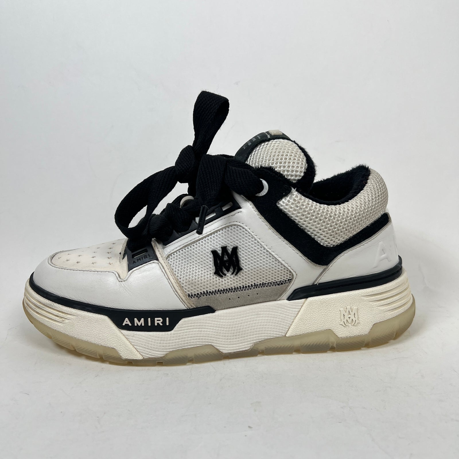 Amiri White/Black MA-1 Sneaker Size 42