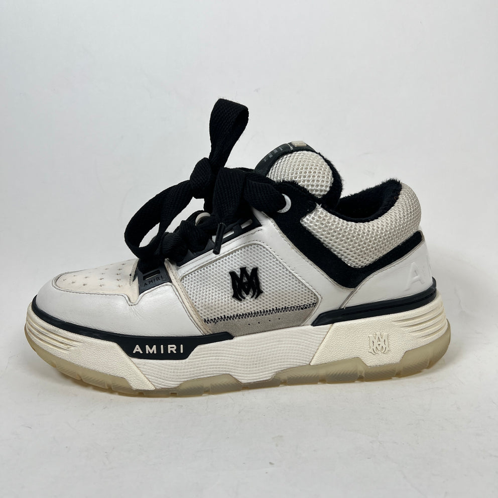 Amiri White/Black MA-1 Sneaker Size 42
