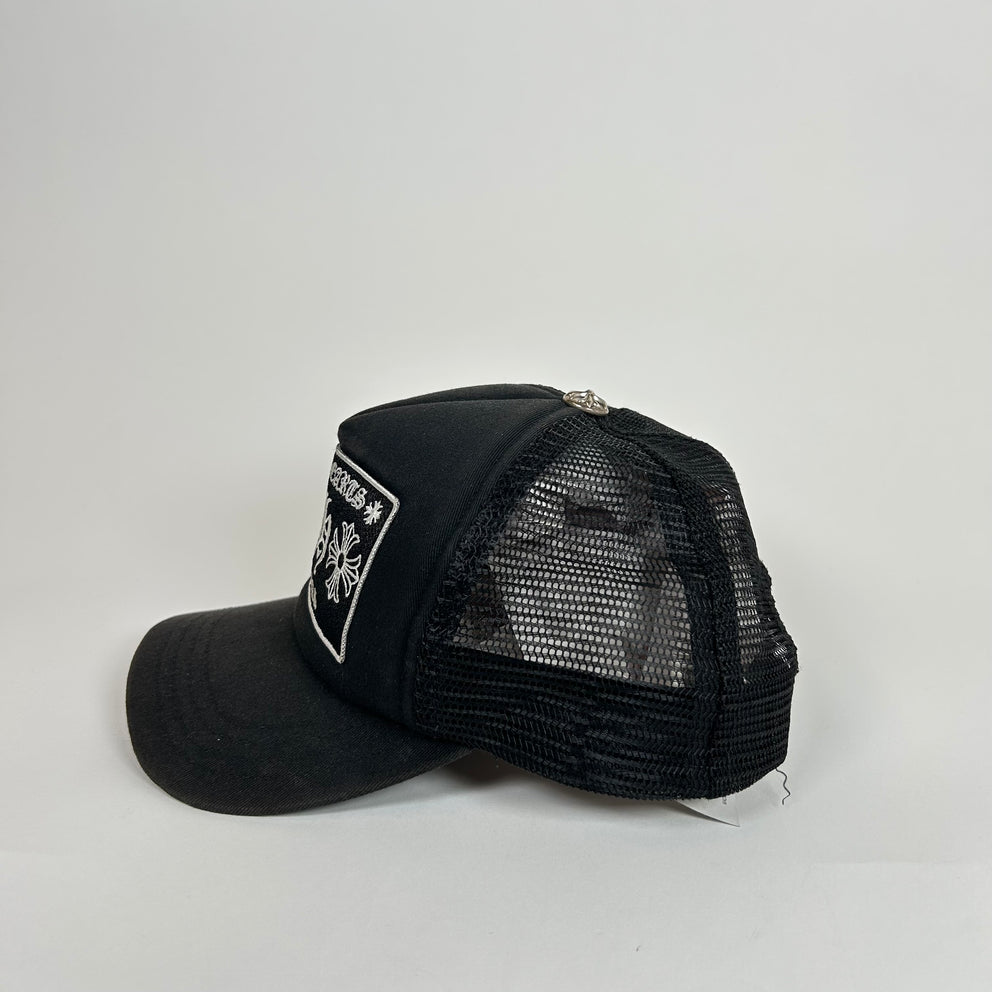 Chrome Hearts Black Las Vegas Trucker Hat