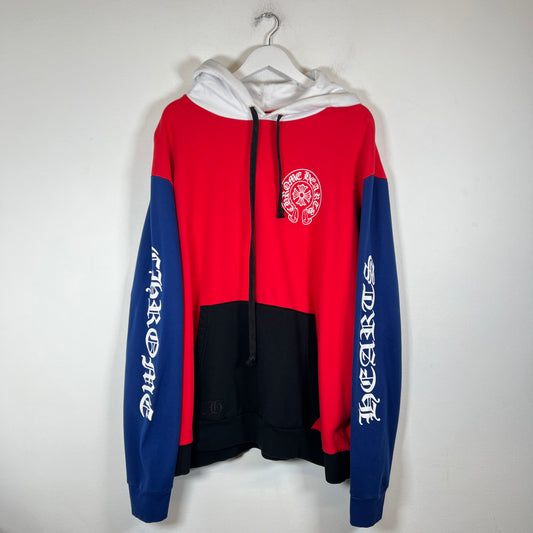 Chrome Hearts Tri-Color Matty Boy Chomper Horseshoe Hoodie Size XL