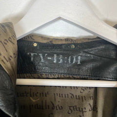 14th Addiction Leather Poem Jacket Size S