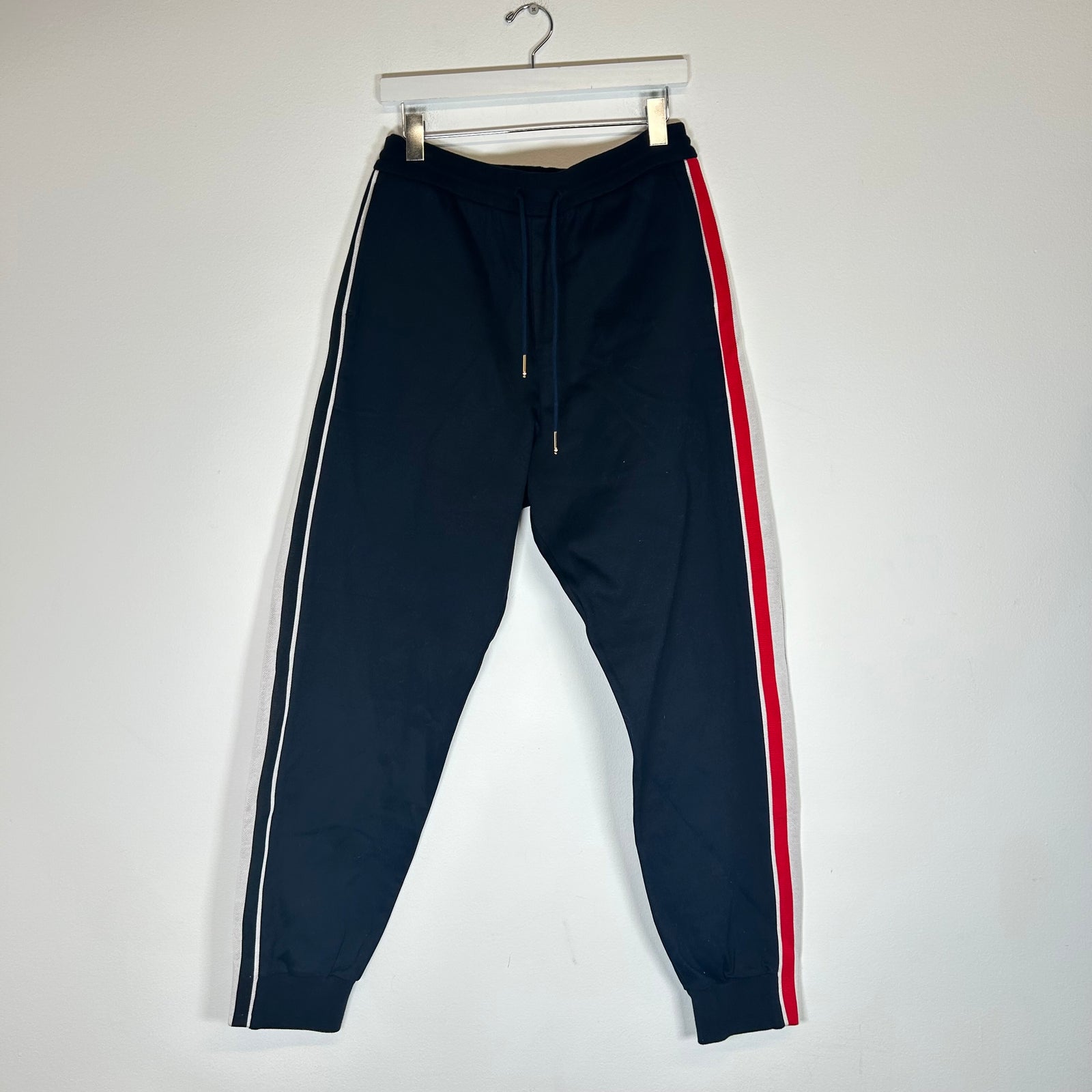 Thom Browne Navy Striped Sweatpants Size 4