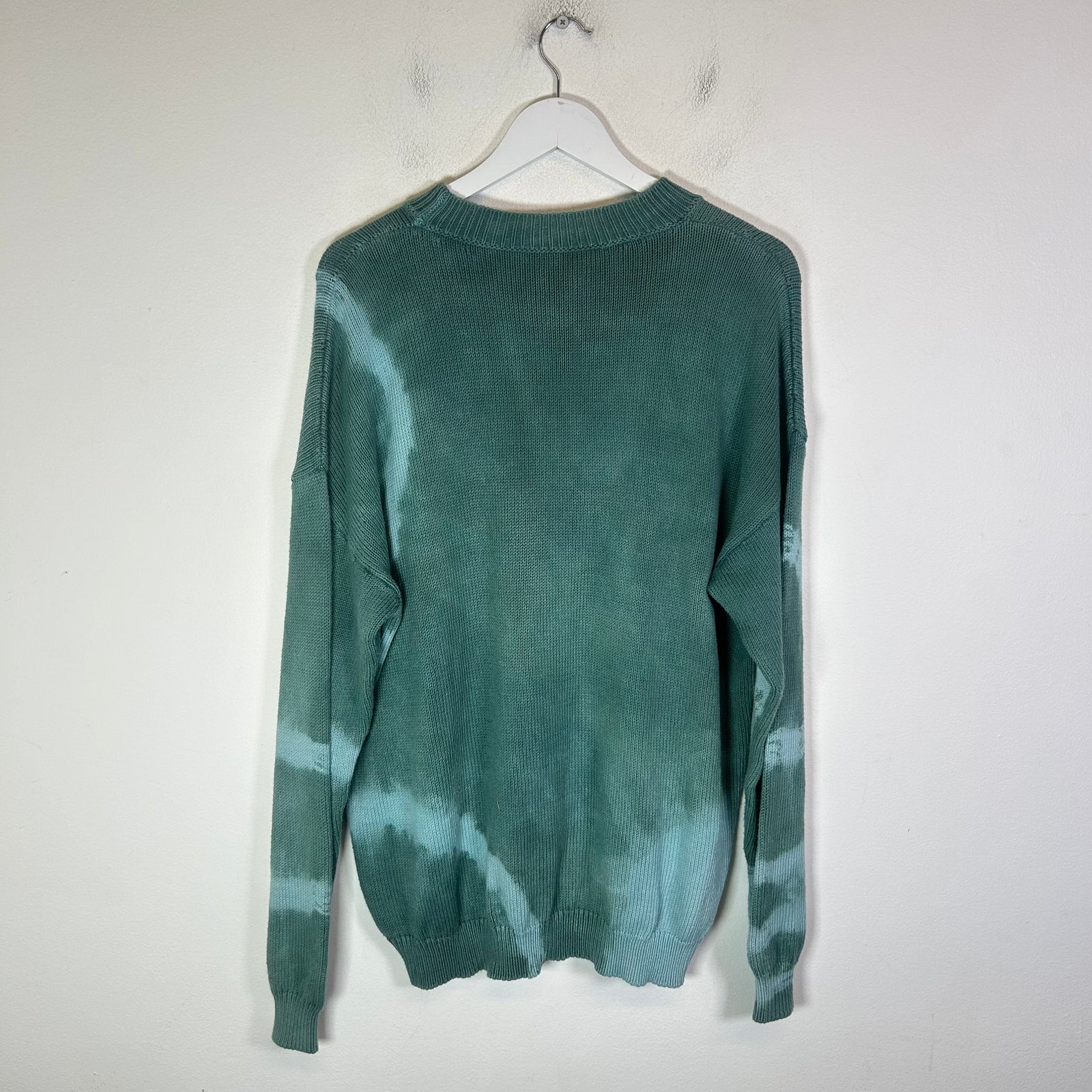 Off-White Rib Knit Tye Dye Sweater