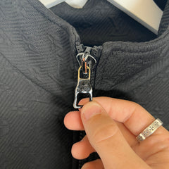 Louis Vuitton Black Monogram Zip Up Size L