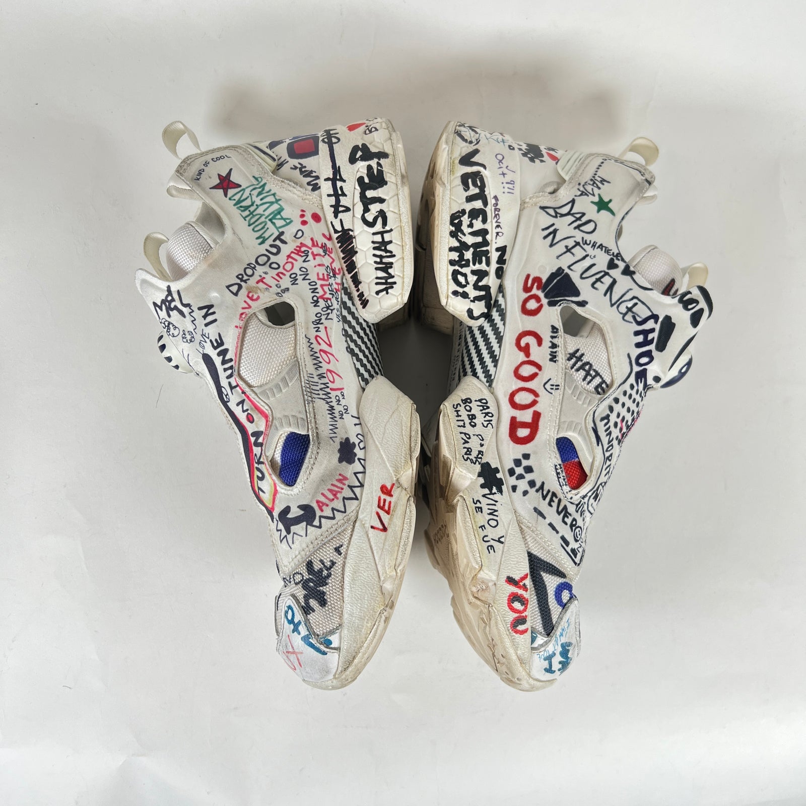 Vetements x Reebok Graphitti Size 8.5