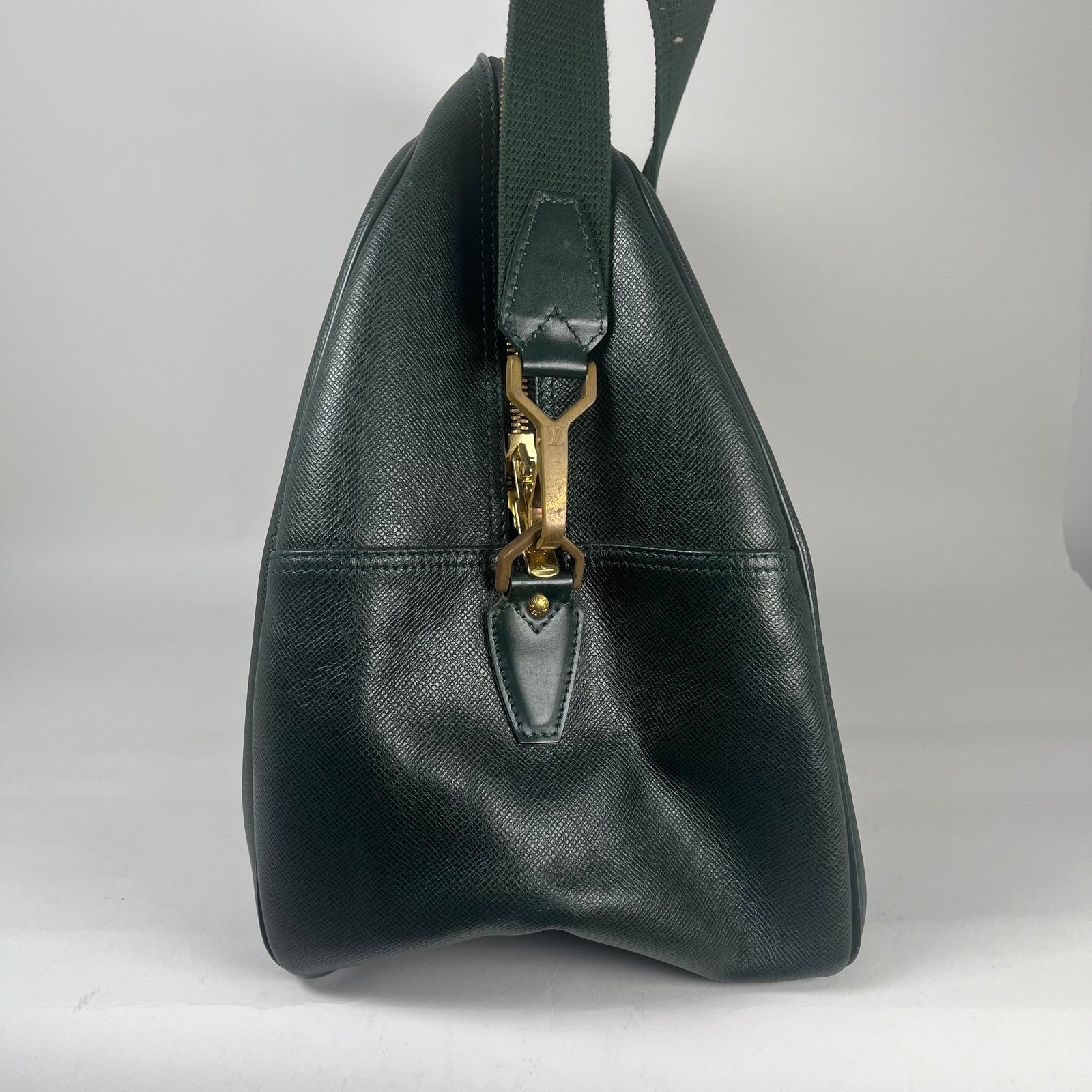 Louis Vuitton Green Boston Kendall Duffle Bag