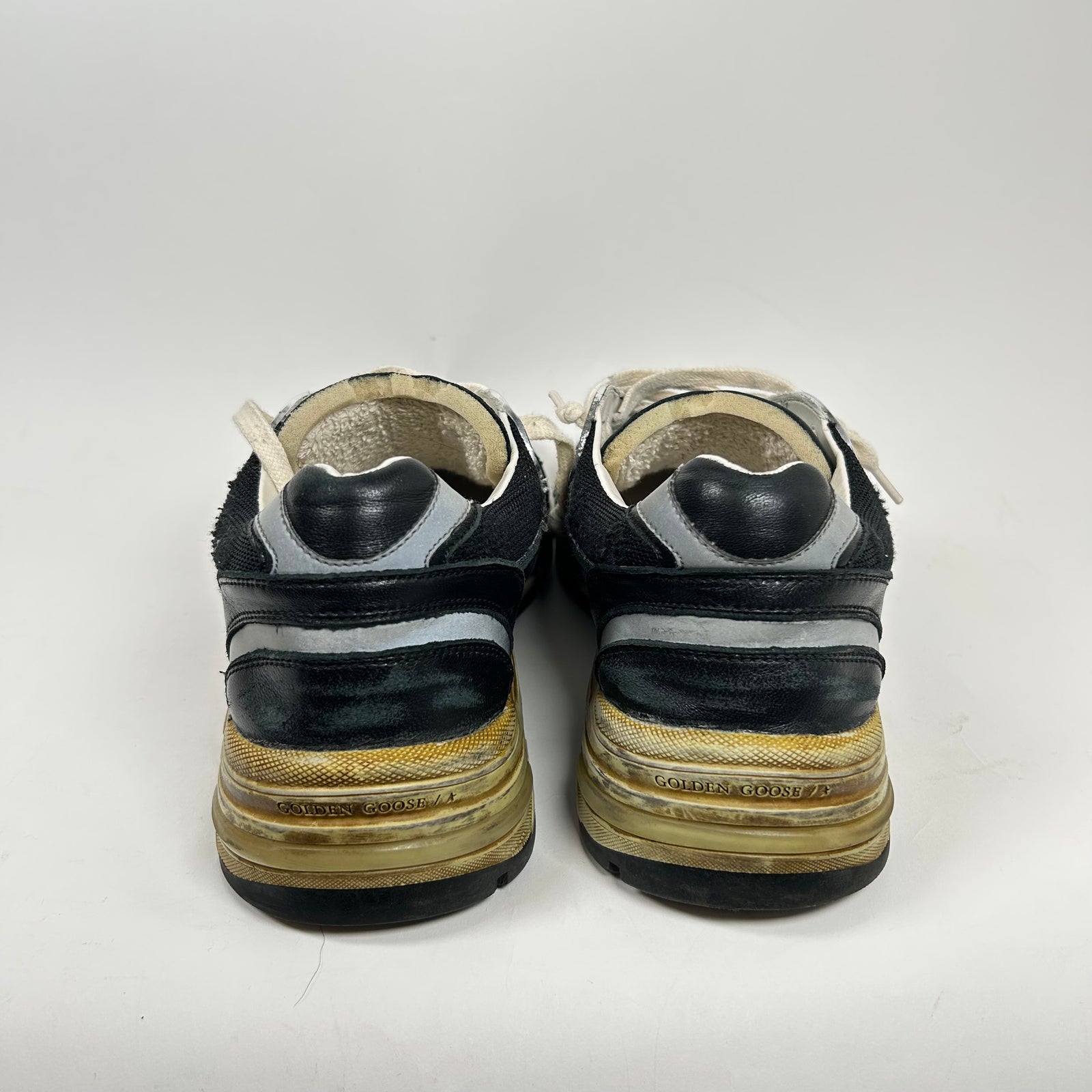 Golden Goose Black Dad Star Sneakers Size 11