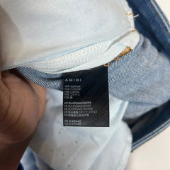 Amiri Blue Tactical Cargo Jeans Size 33