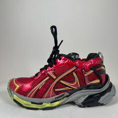 Balenciaga Red/Fluorescent Yellow Runners Size 41
