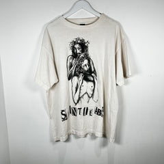 Saint Michael x Denim Tears White 'Jesus' Graphic T-Shirt Size XL