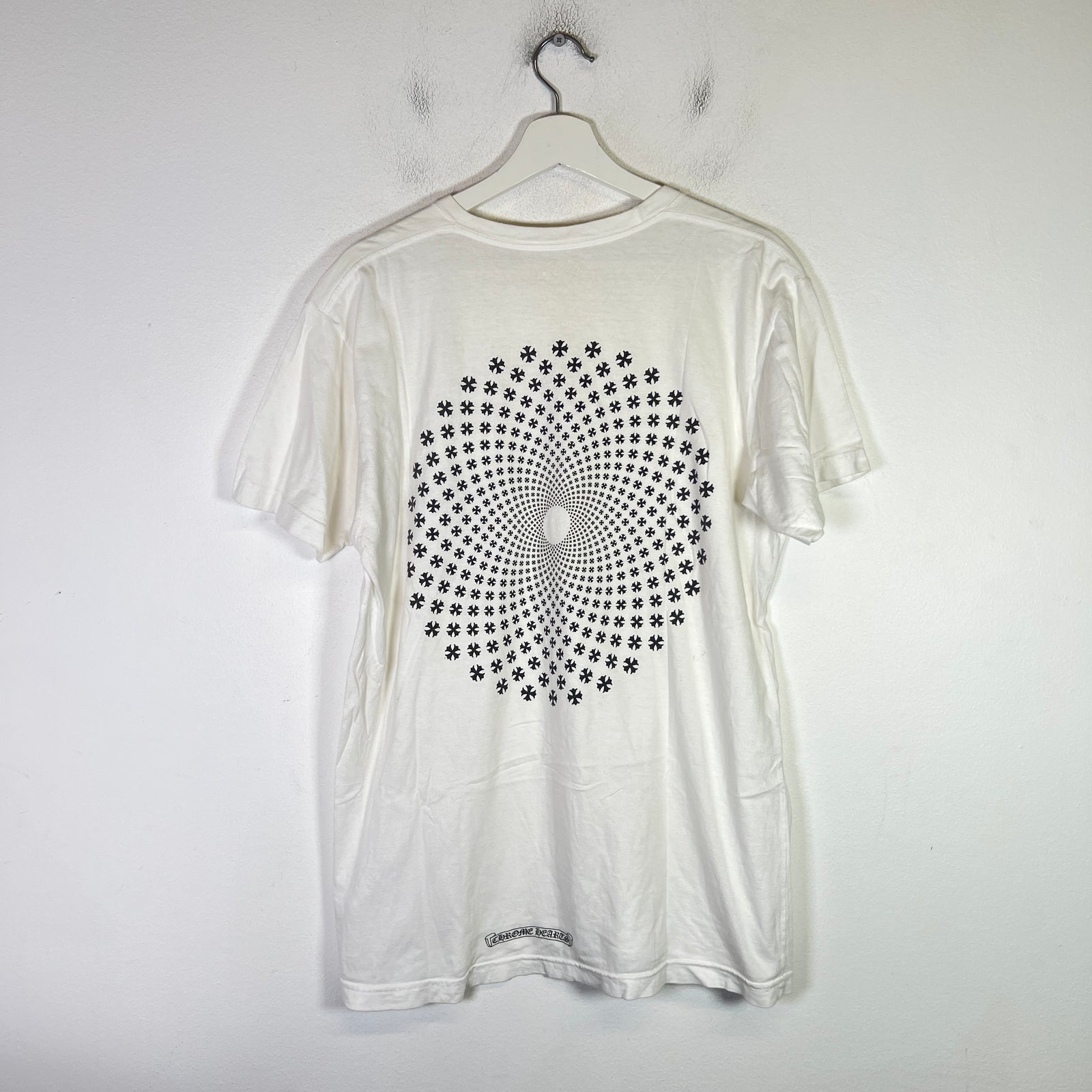 Chrome Hearts Psychedelic Spiral Cross T-Shirt