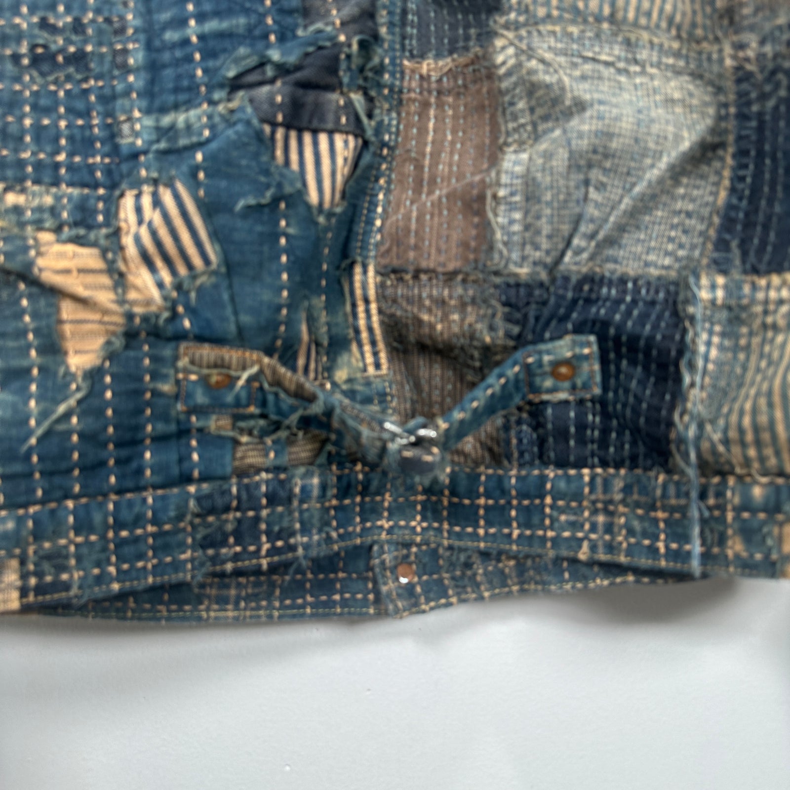 Kapital Boro Wool Lined Denim Jacket Size 3