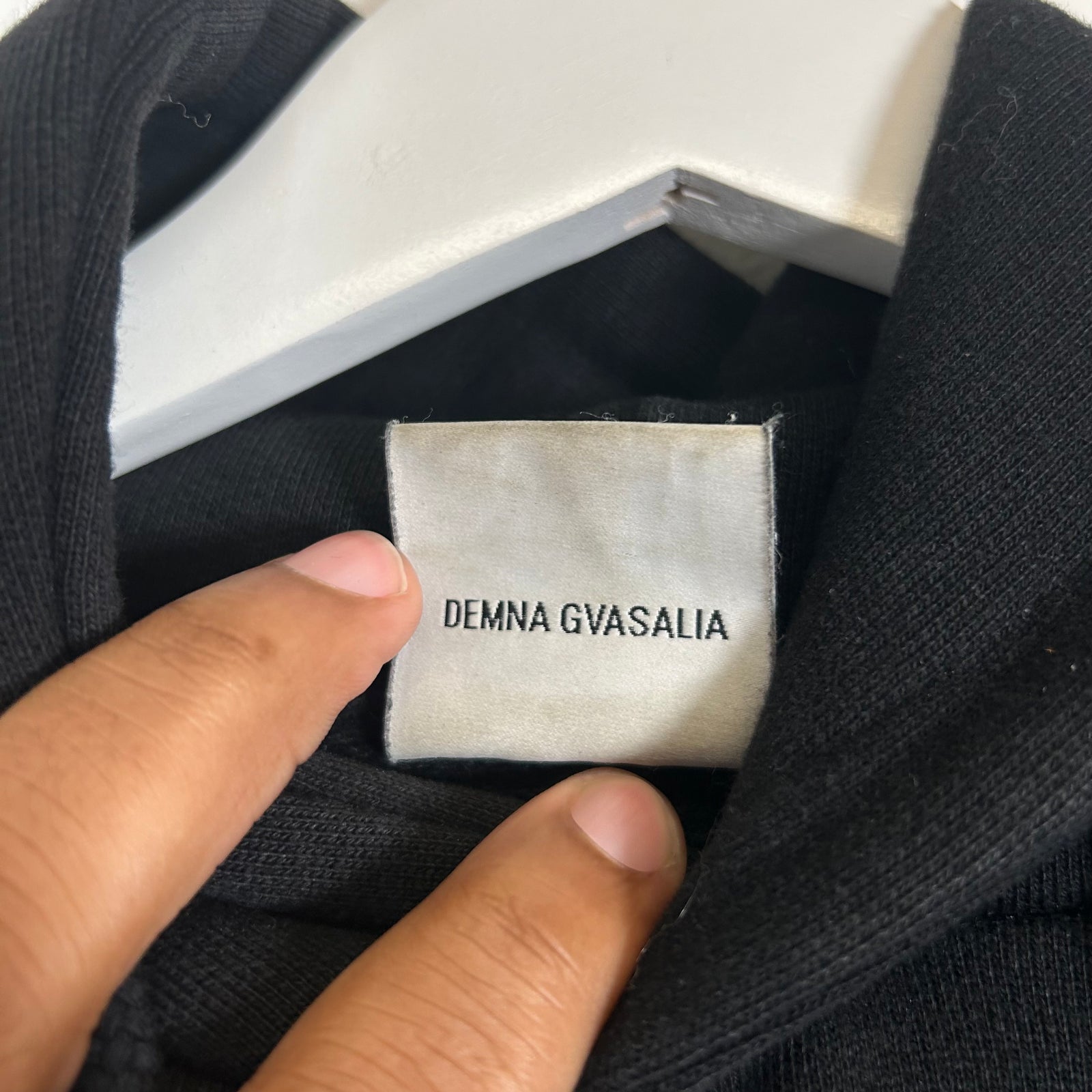 Vetements Black Femme Total Fucking Darkness Hoodie Size S