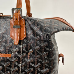Goyard Black & Tan Goyardine Boeing 30