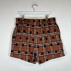 Burberry Brown Polka Dot Swim Shorts Size L