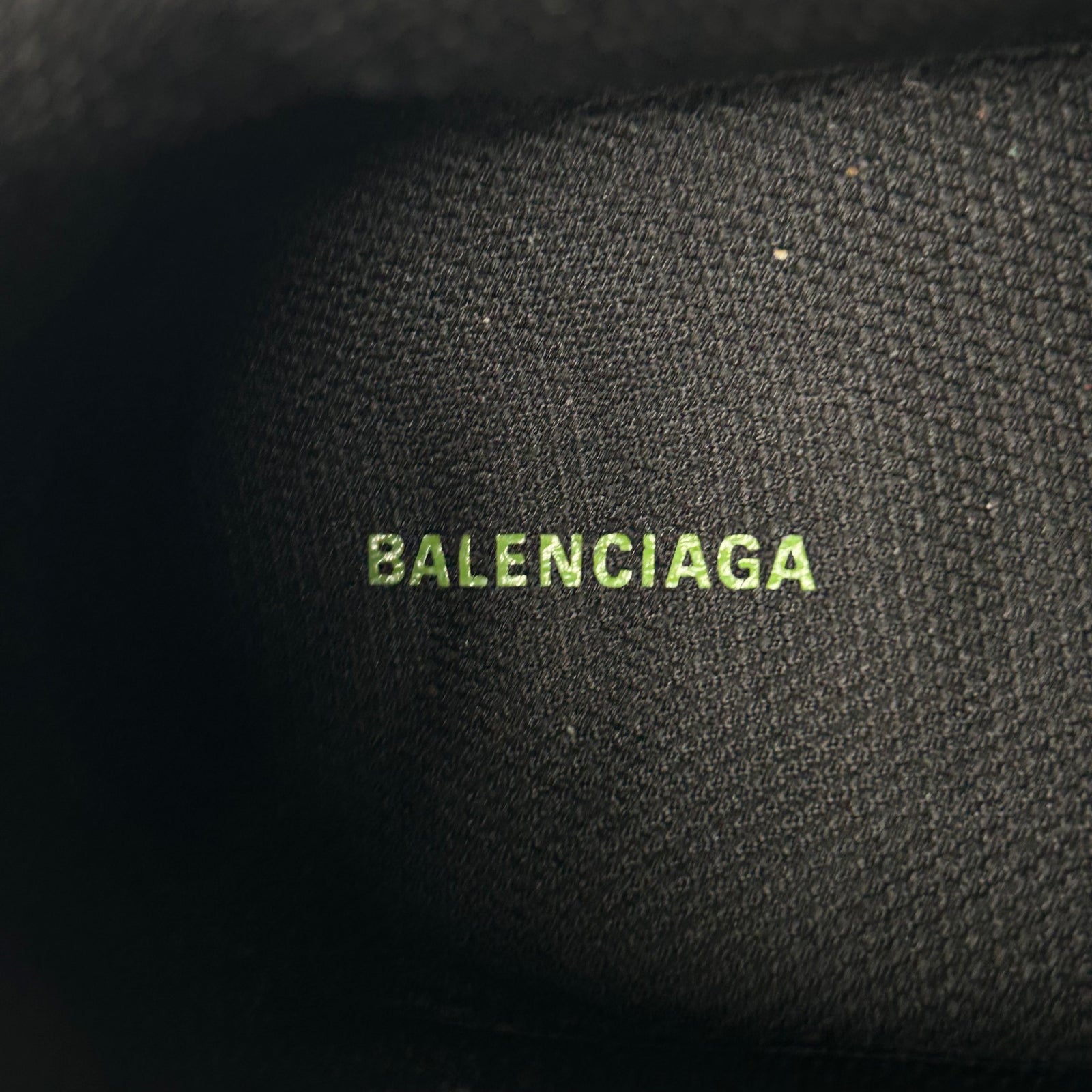 Balenciaga Black/Green Track 2 Sneaker Size 12