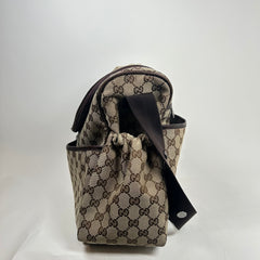 Gucci Beige GG Canvas Diaper Bag