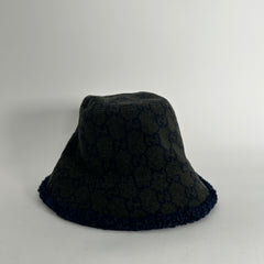 Gucci Green GG Wool Bucket Hat