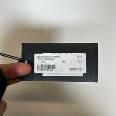 Saint Laurent Black Sweat Shorts Size M