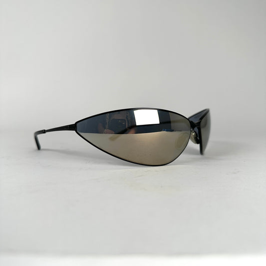 Balenciaga Metal Razor Cat Eye Sunglasses