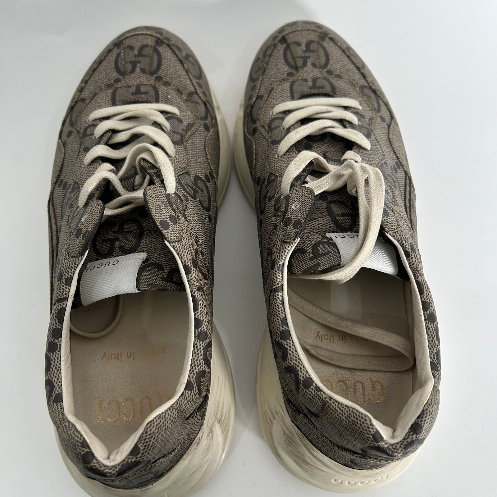Gucci Rython Large GG Monogram Size 10.5