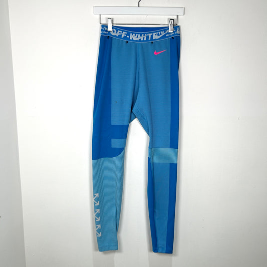 Off-White x Nike Dri-Fit Blue 'Sport' Leggings Size M