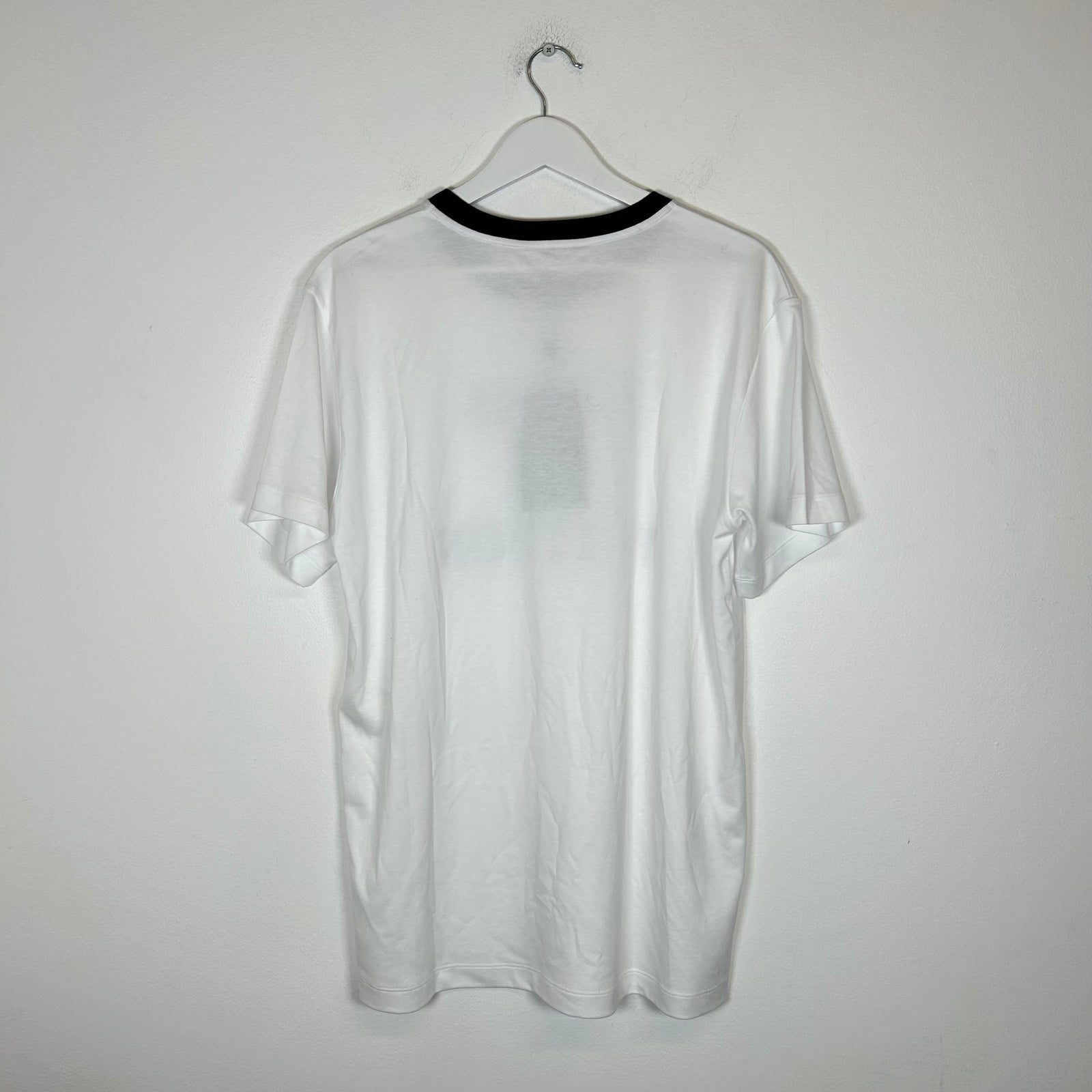 Louis Vuitton White Louis 4 Vuitton Logo Tee Size L