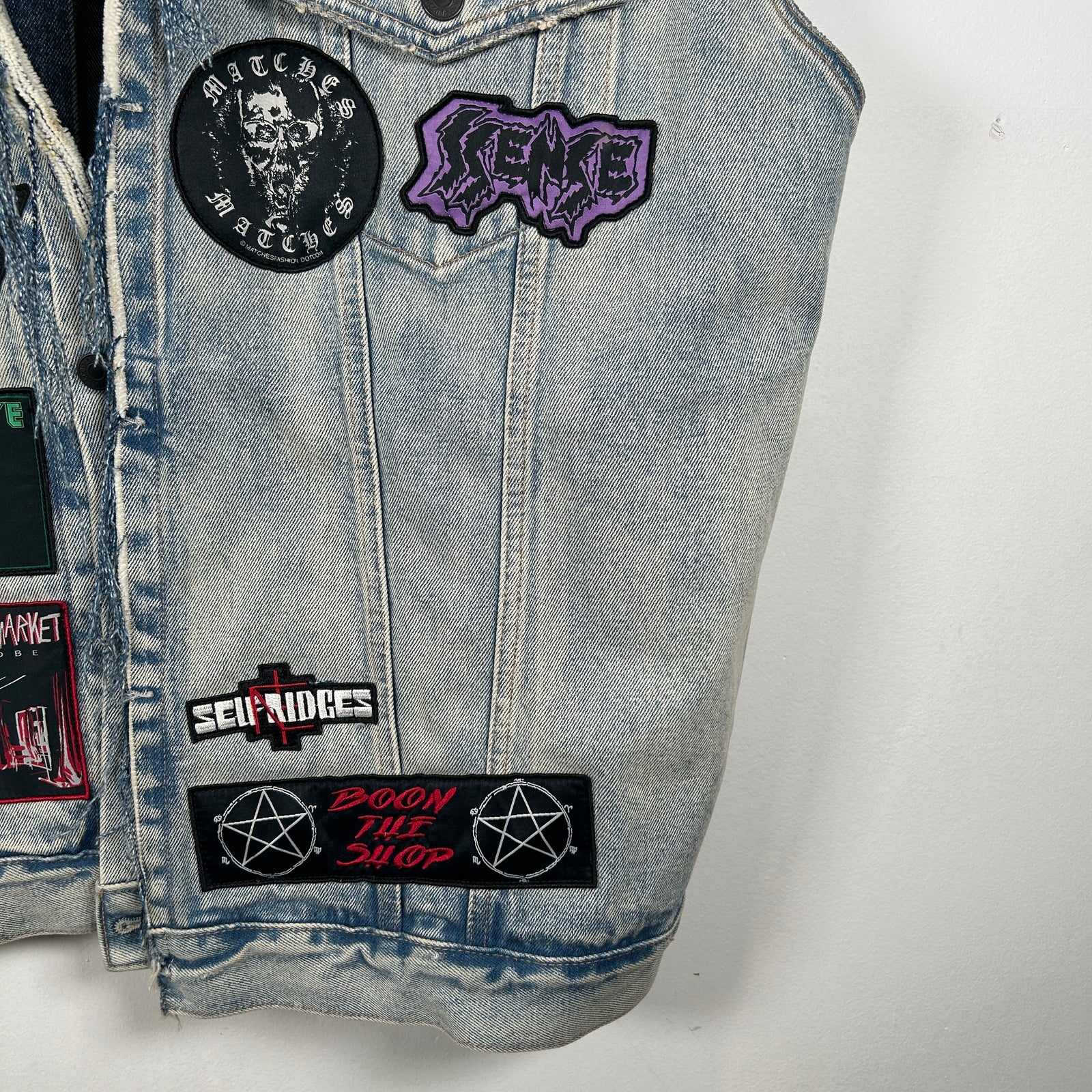 Vetements x Levis AW17 Double Trash Oversized Denim Vest Size S