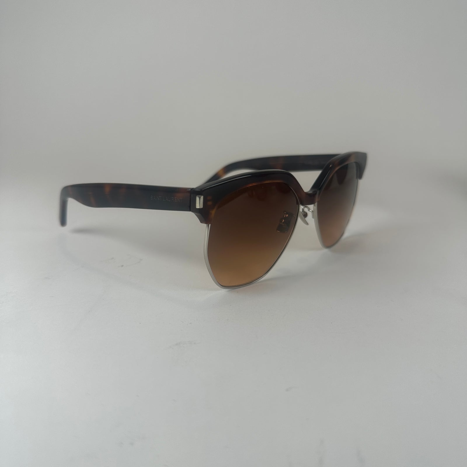 Saint Laurent Havana Tortoiseshell SL 408 001 Sunglasses