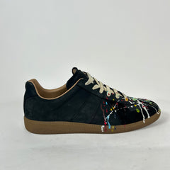 Maison Margiela Black Paint Splatter Gats Size 42