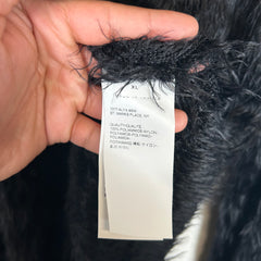 Alyx Black Fur Sweater Size XL