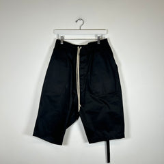 Rick Owens Drkshdw Black Bela Pod Shorts Size M