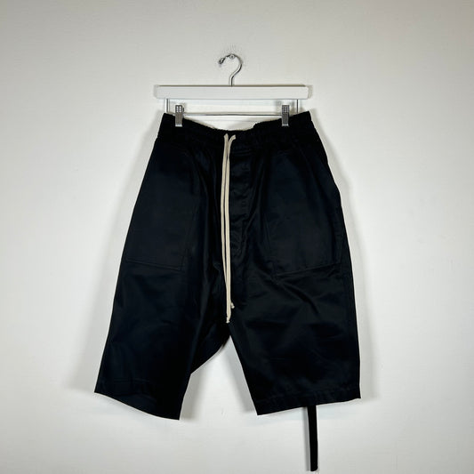 Rick Owens Drkshdw Black Bela Pod Shorts Size M