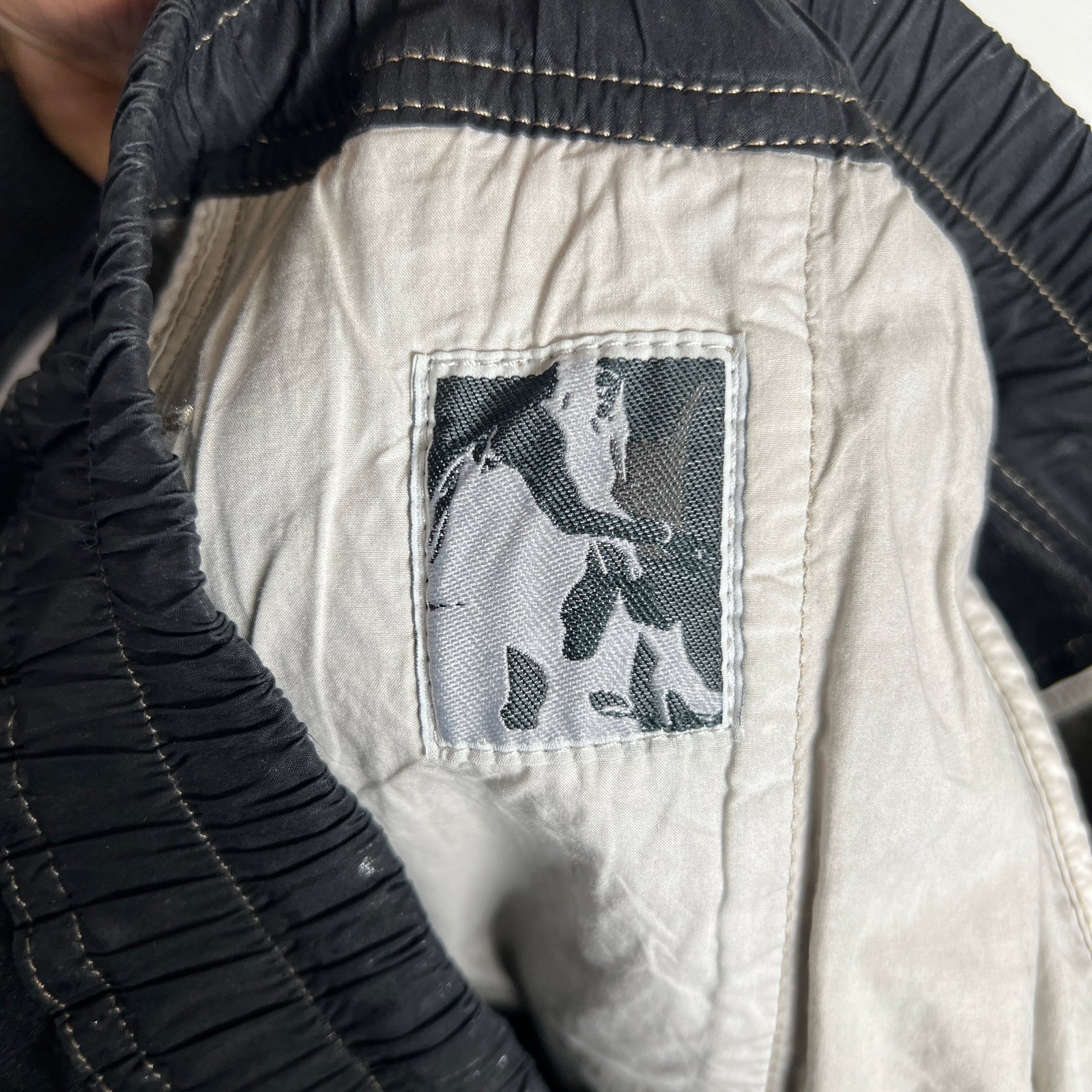 Rick Owens DRKSHDW Waxed Bauhaus Pod Shorts