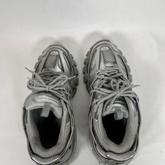 Balenciaga Metallic Silver Track Sneaker Size 43