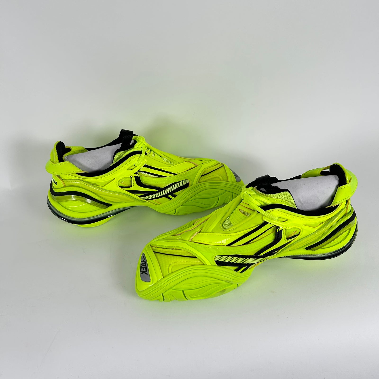 Balenciaga Neon Yellow Tyrex Sneakers Size 36