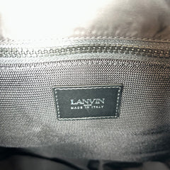 Lanvin Black Travel Patches Backpack