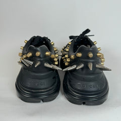 Gucci Black Studded Rhyton Sneaker Size 9.5