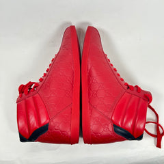 Gucci Red Signature High Top Size 9